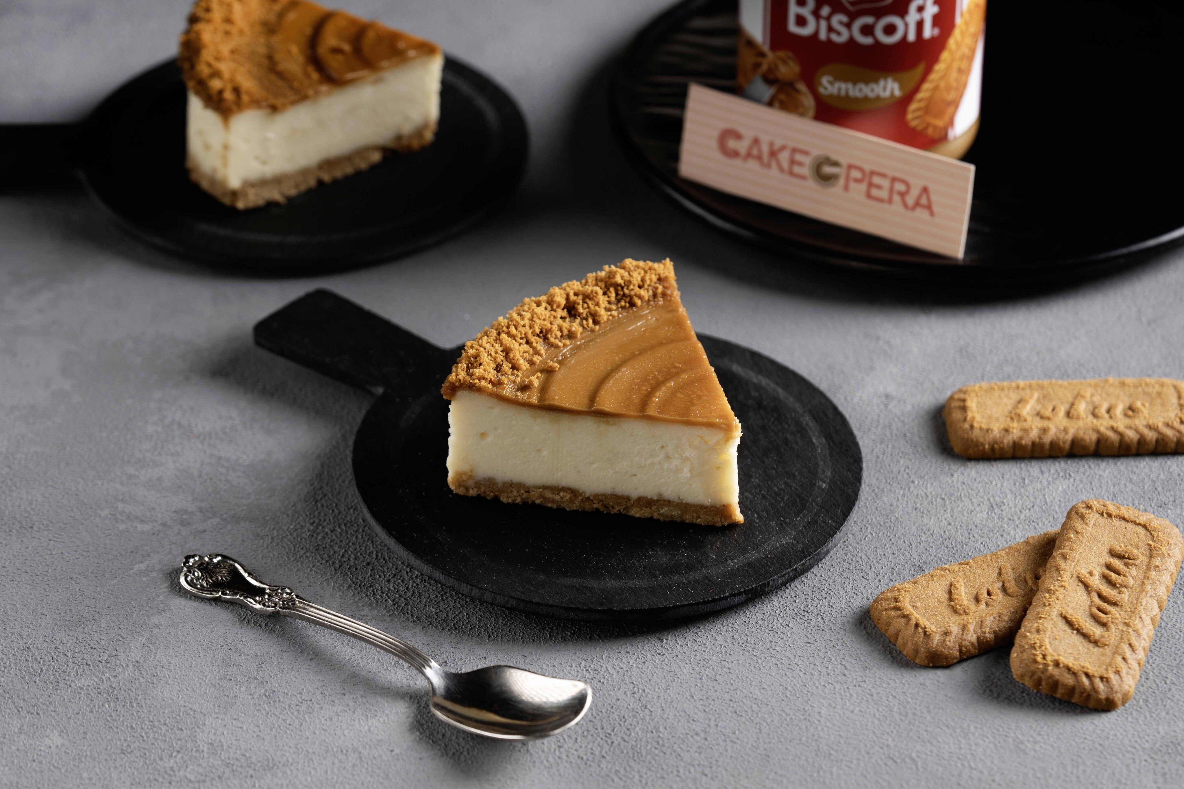 Biscoff Cheese Cake Slice